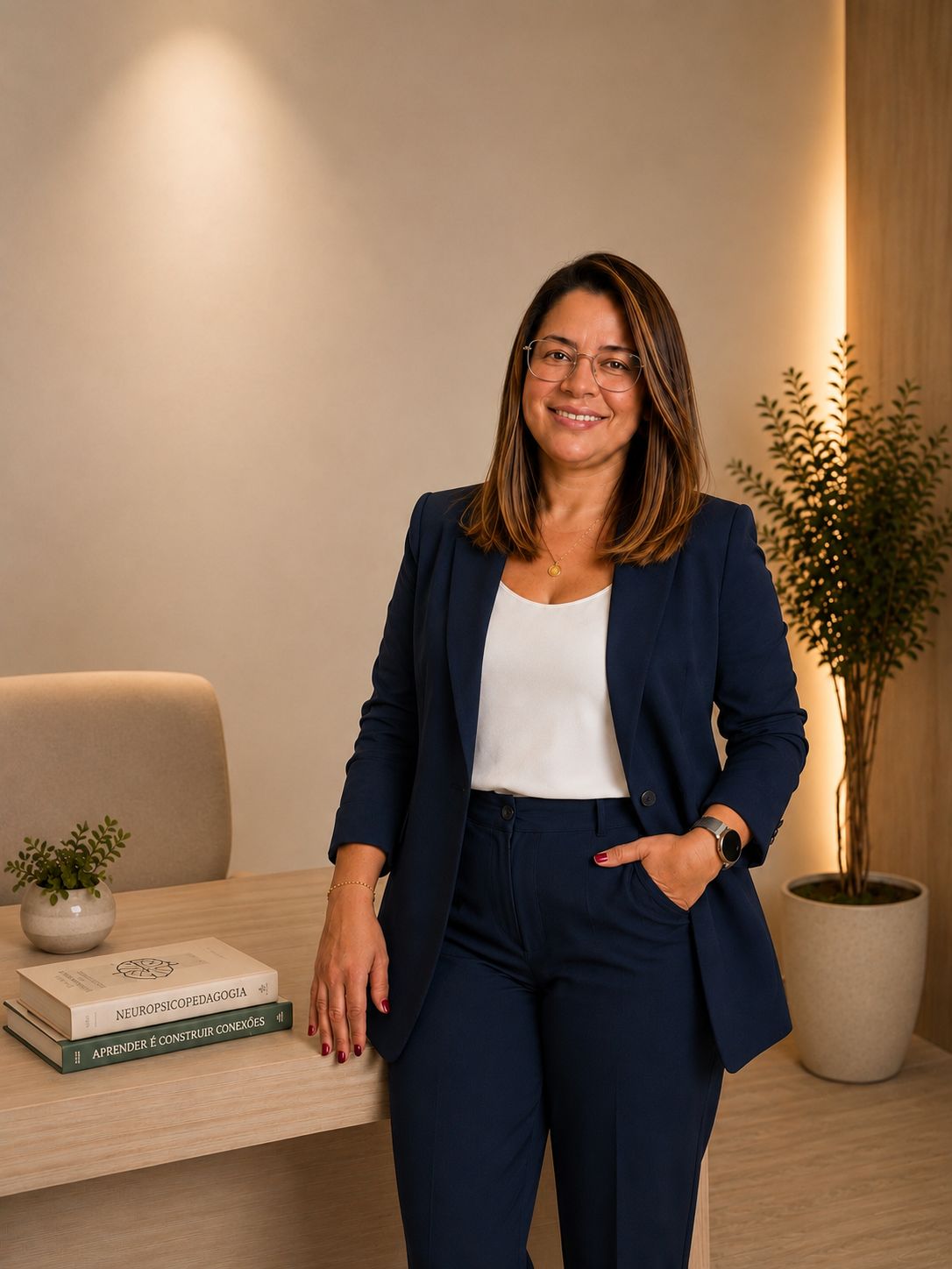 Profª Cris, educadora e especialista em desenvolvimento infantil